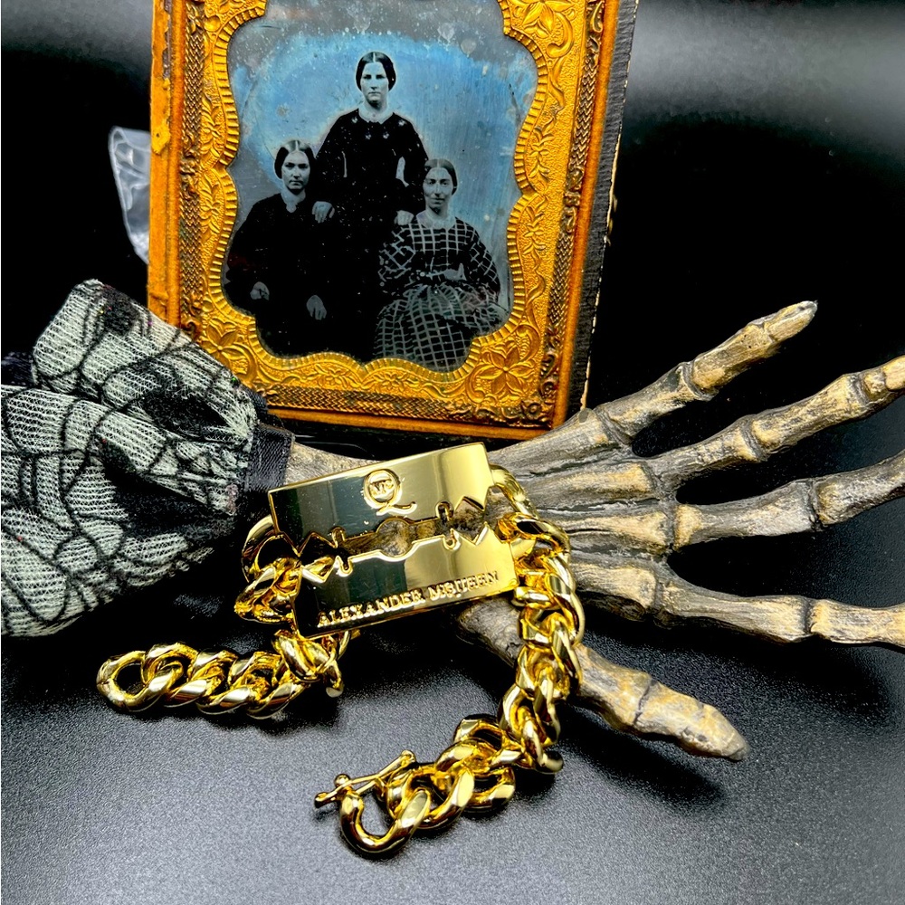 Authentic McQ by Alexander McQueen Razor Blade Bracelet 🔥HOT!  RARE!🔥